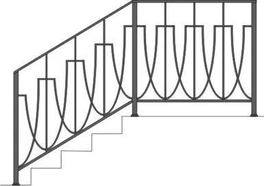 Перила сварные ПС-3